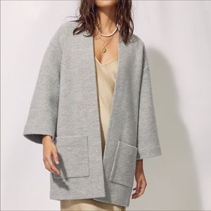 Aritzia Wilfred Brullon Cardigan-Gray-Size S